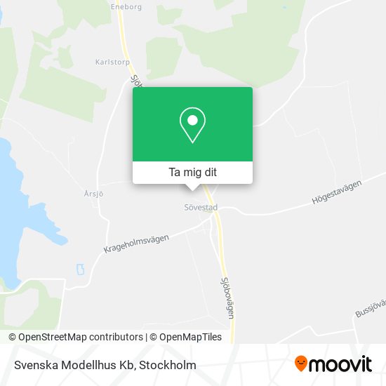 Svenska Modellhus Kb karta