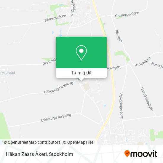 Håkan Zaars Åkeri karta