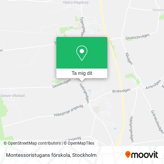 Montessoristugans förskola karta