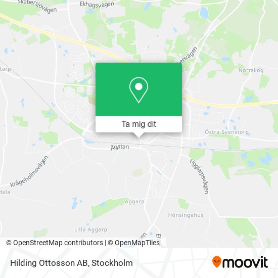 Hilding Ottosson AB karta