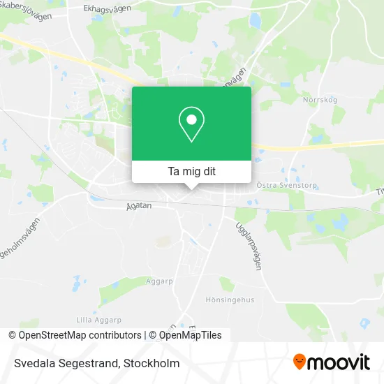 Svedala Segestrand karta