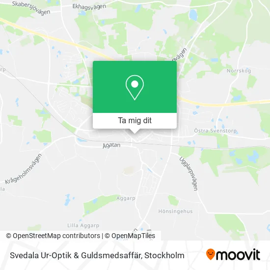 Svedala Ur-Optik & Guldsmedsaffär karta