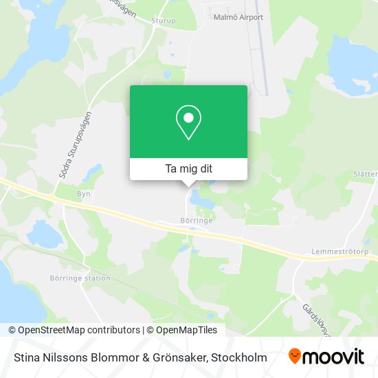Stina Nilssons Blommor & Grönsaker karta