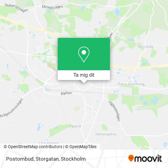 Postombud, Storgatan karta