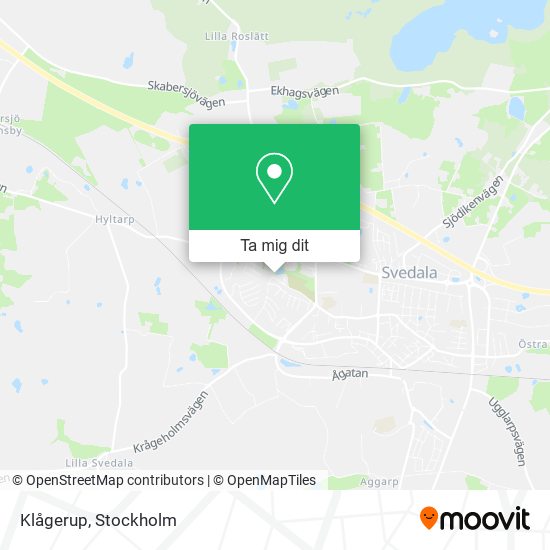 Klågerup karta