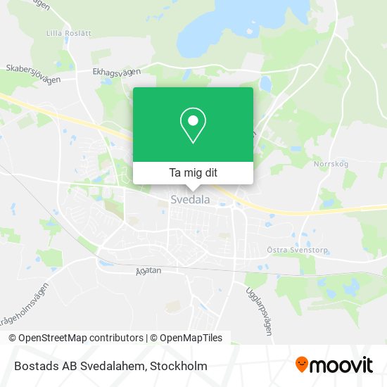Bostads AB Svedalahem karta