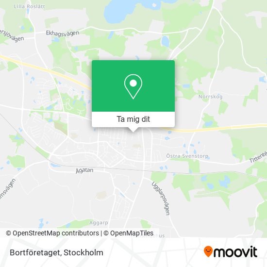 Bortföretaget karta