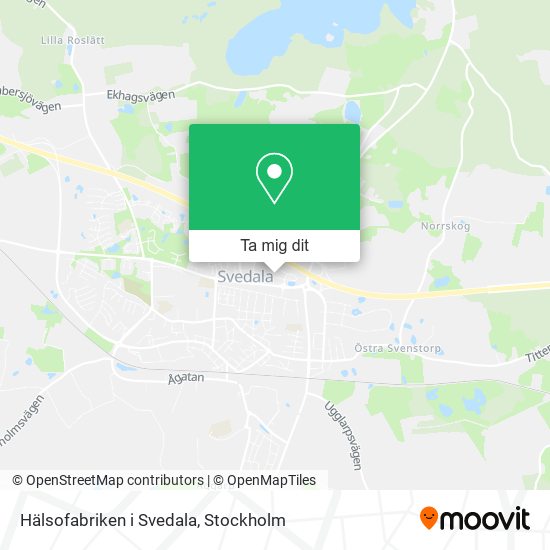 Hälsofabriken i Svedala karta