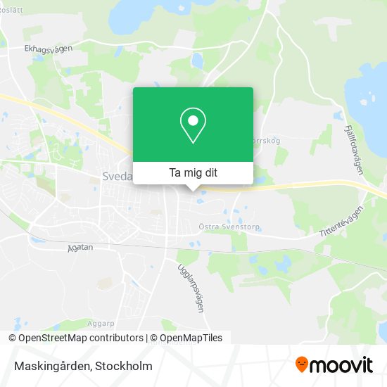 Maskingården karta