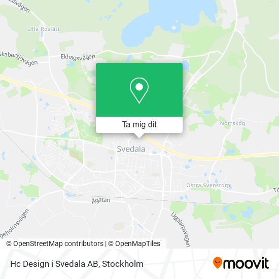 Hc Design i Svedala AB karta
