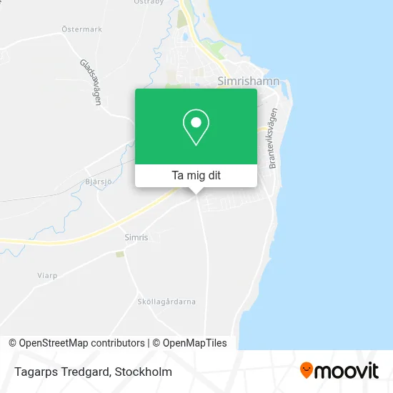 Tagarps Tredgard karta