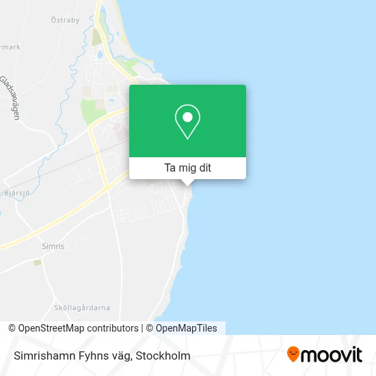 Simrishamn Fyhns väg karta