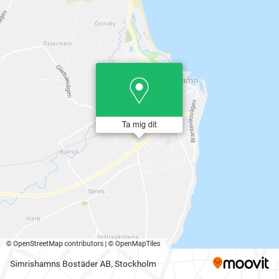Simrishamns Bostäder AB karta