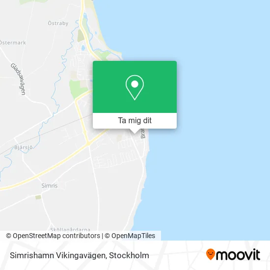 Simrishamn Vikingavägen karta