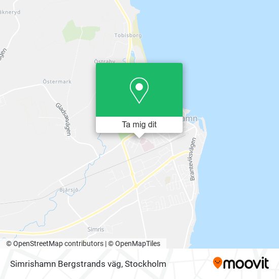 Simrishamn Bergstrands väg karta