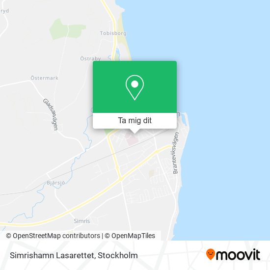 Simrishamn Lasarettet karta