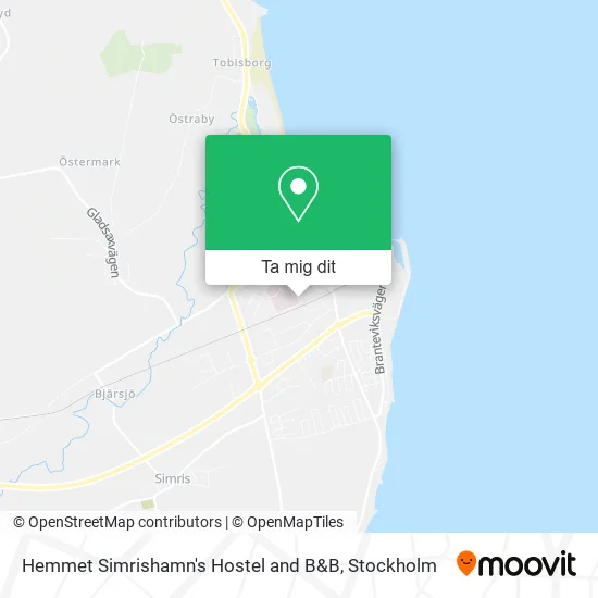 Hemmet Simrishamn's Hostel and B&B karta