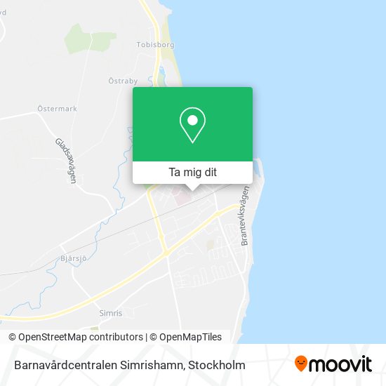 Barnavårdcentralen Simrishamn karta