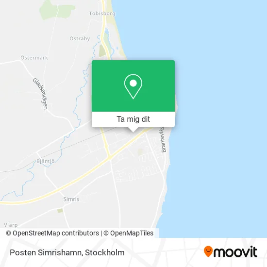 Posten Simrishamn karta