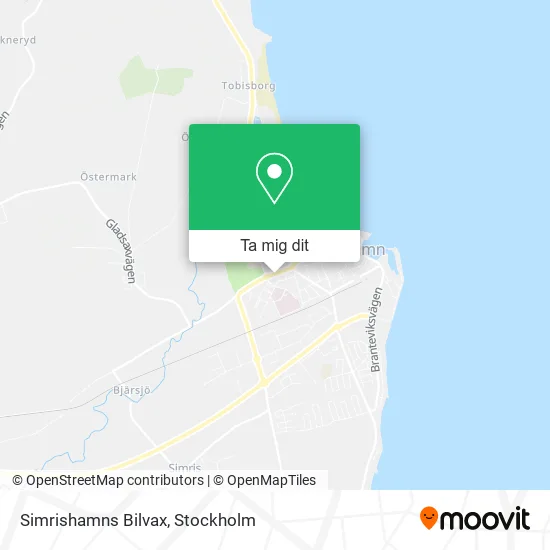Simrishamns Bilvax karta