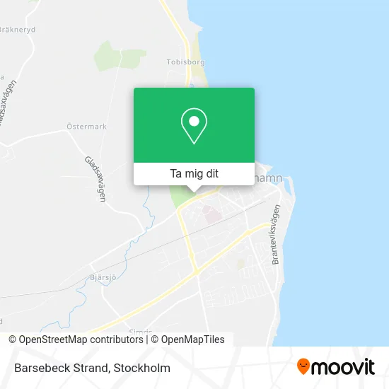 Barsebeck Strand karta