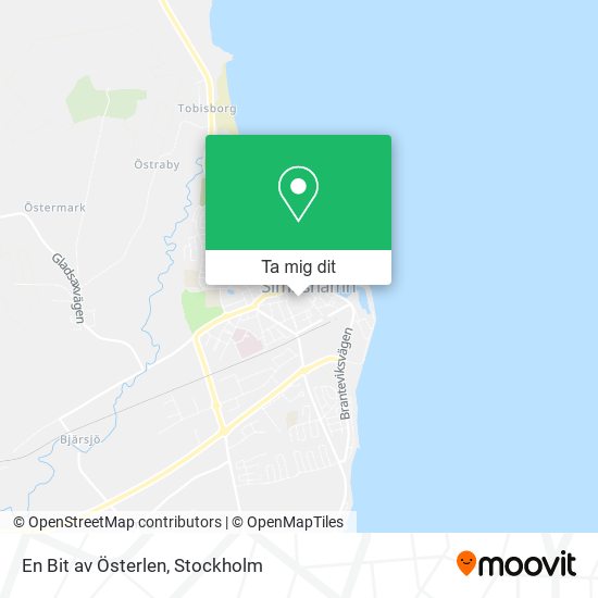En Bit av Österlen karta