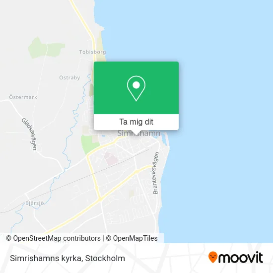 Simrishamns kyrka karta