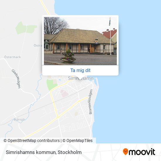 Simrishamns kommun karta