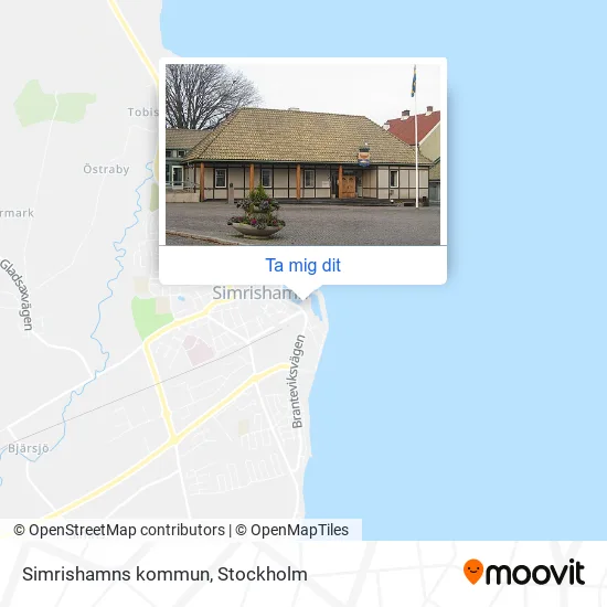 Simrishamns kommun karta