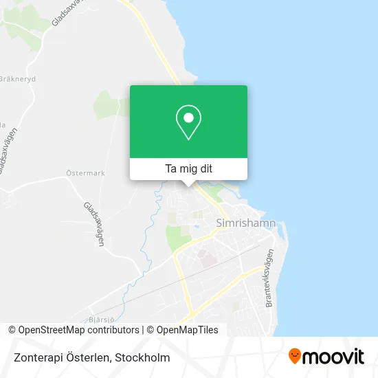 Zonterapi Österlen karta