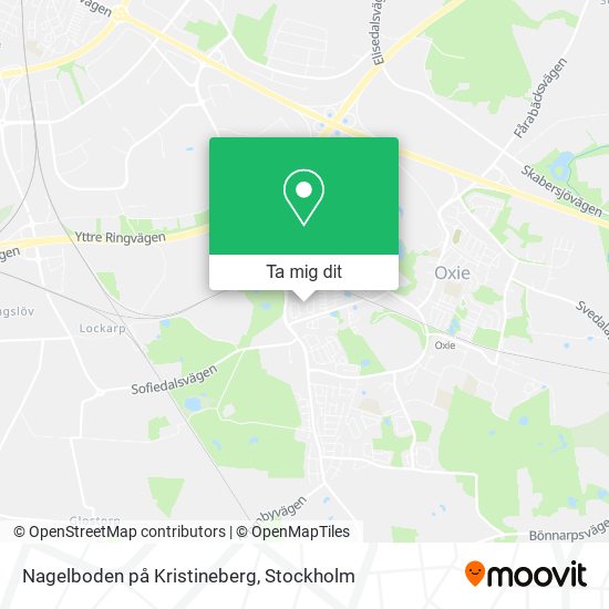 Nagelboden på Kristineberg karta