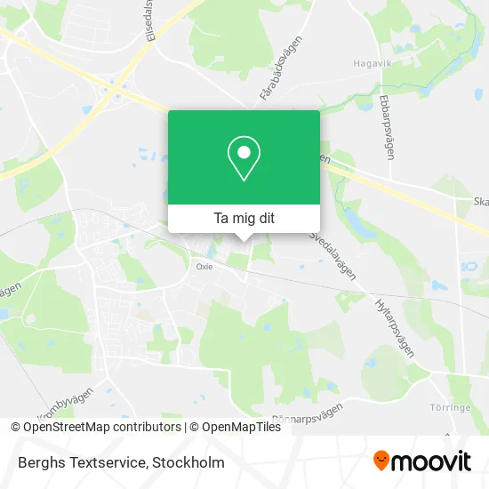 Berghs Textservice karta