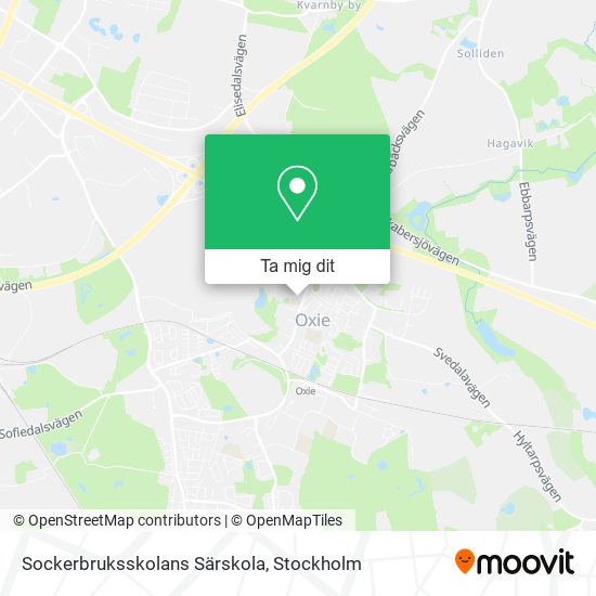 Sockerbruksskolans Särskola karta