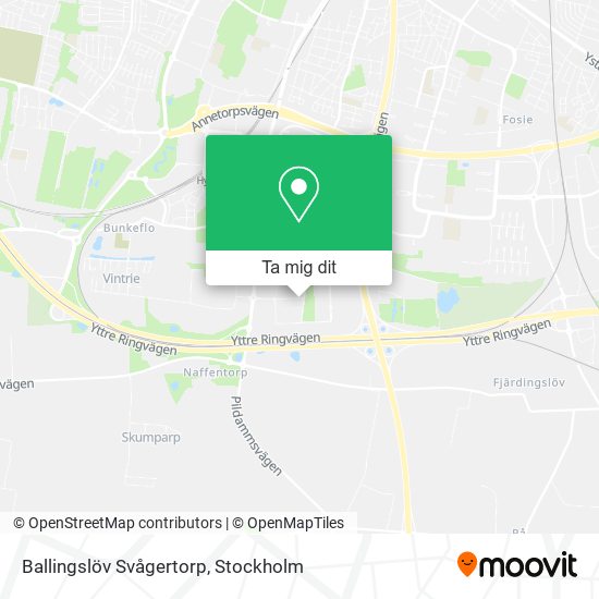 Ballingslöv Svågertorp karta