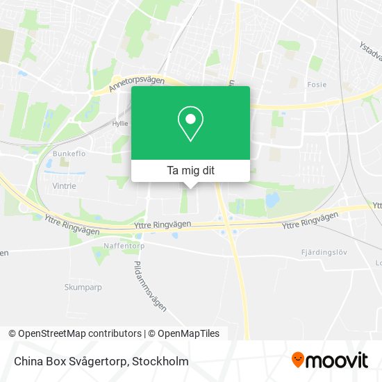 China Box Svågertorp karta