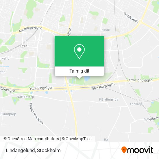 Lindängelund karta