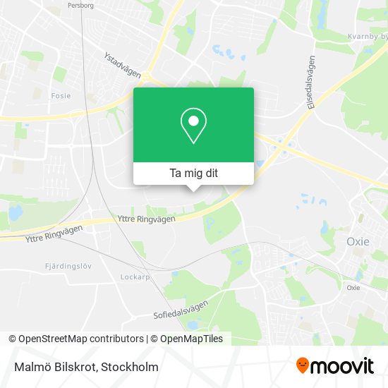 Malmö Bilskrot karta
