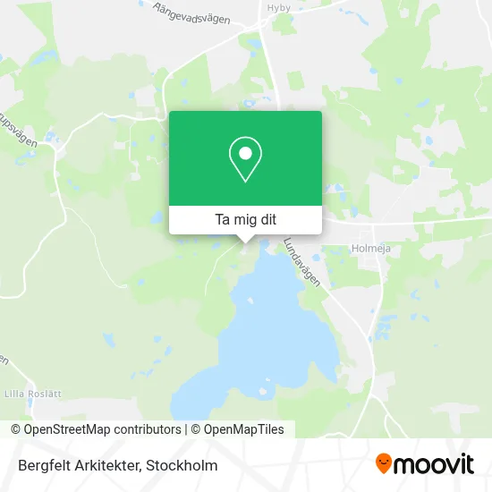 Bergfelt Arkitekter karta