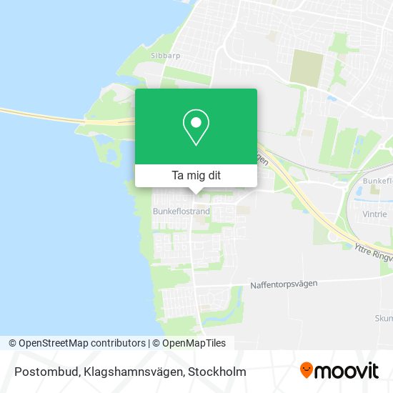 Postombud, Klagshamnsvägen karta