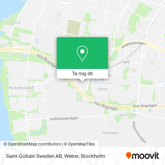 Saint-Gobain Sweden AB, Weber karta