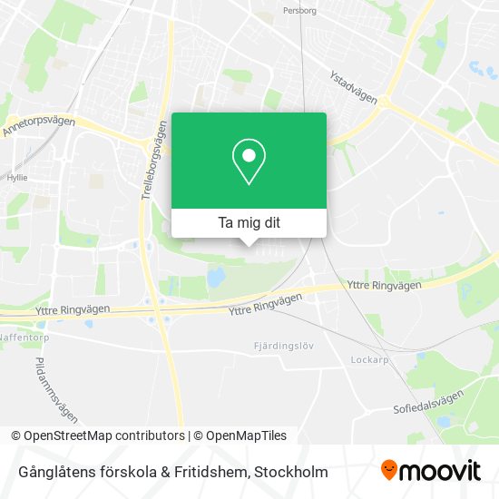 Gånglåtens förskola & Fritidshem karta