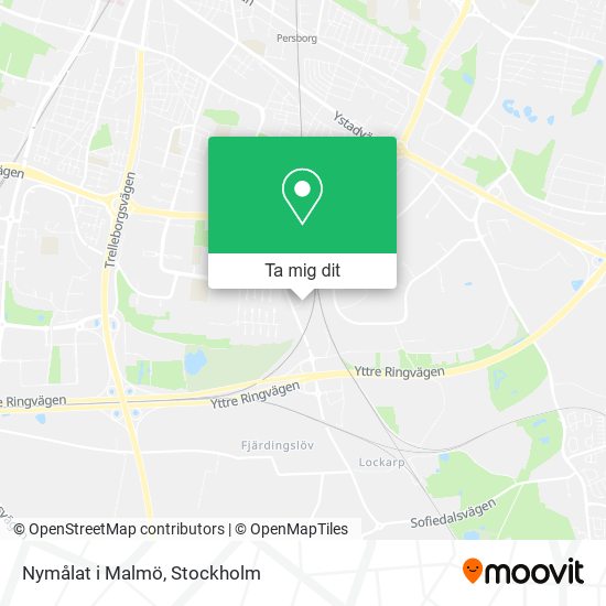 Nymålat i Malmö karta