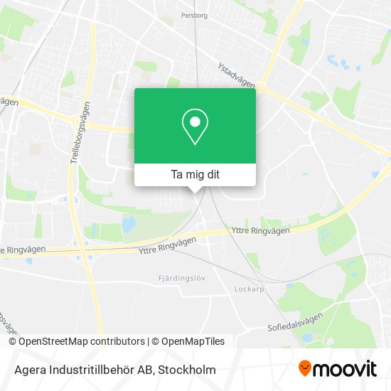 Agera Industritillbehör AB karta
