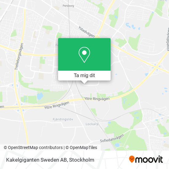 Kakelgiganten Sweden AB karta
