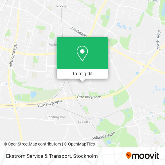 Ekström Service & Transport karta