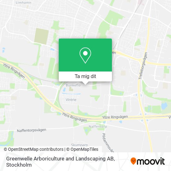 Greenwelle Arboriculture and Landscaping AB karta