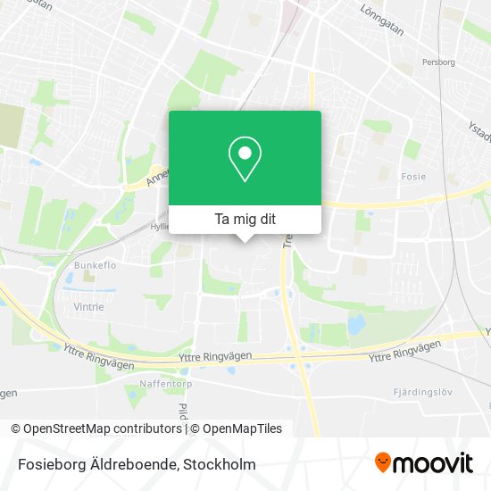 Fosieborg Äldreboende karta