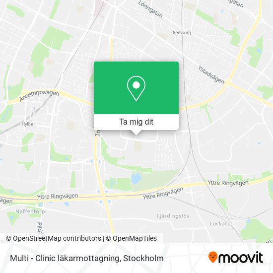 Multi - Clinic läkarmottagning karta