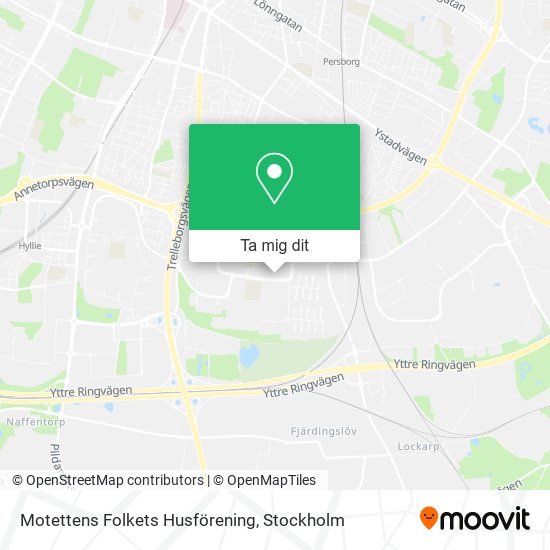 Motettens Folkets Husförening karta