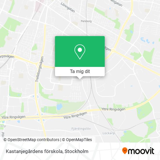 Kastanjegårdens förskola karta